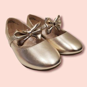 The Children's Place Shoes / Girls Gold Ballet Shoes
